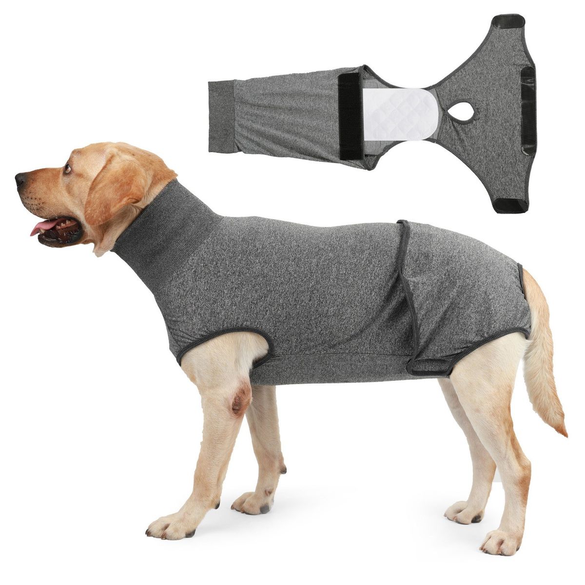 Dog Recovery Suit With 2 PCS Nappies Diaper Surgery Recovery