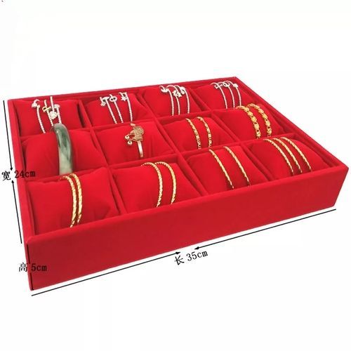 12 Grids Watch Box With Pillow Bracelet Display Tray Box Necklace Earring Container Boxes Case Jewelry Organizer Gift