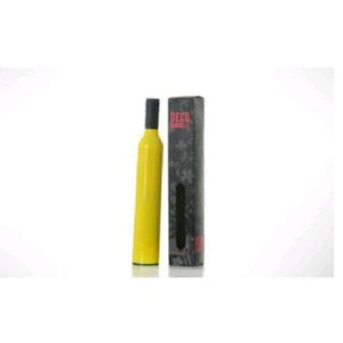 Wine Bottle Umbrella - Yellow