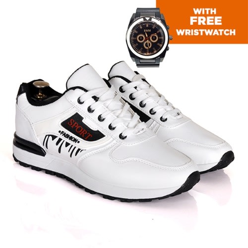 Men's Sports Sneakers - White
