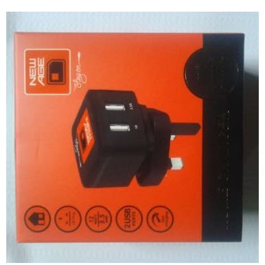 Heavy Duty Dual Port Fast Charger - Black