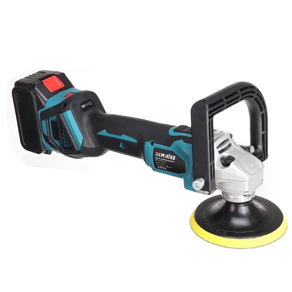 BLMIATKO 1600W 6 Gears Brushless Electric Polishing Machine Wireless Car Polisher Rechargeable Sanding Tools with/without Battery