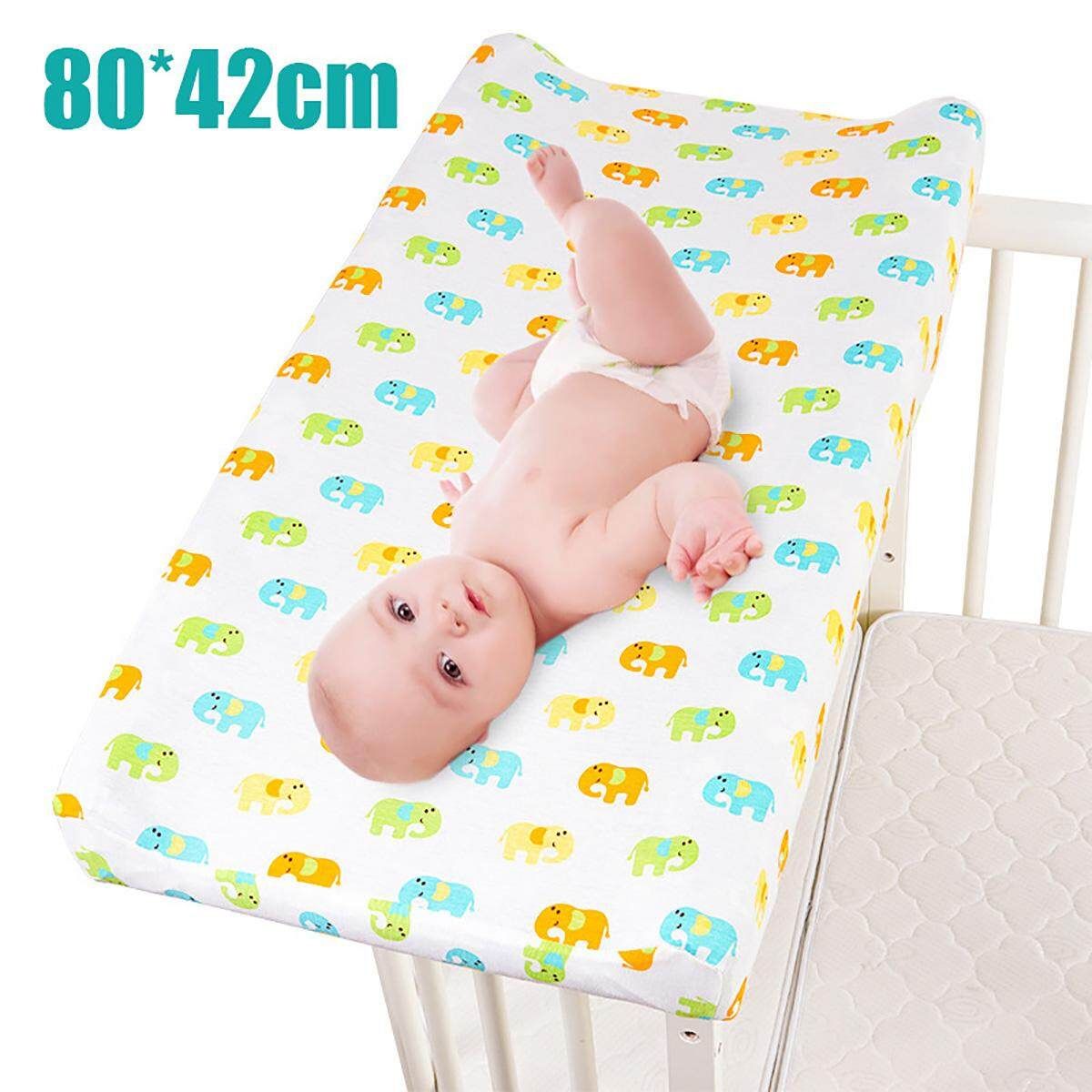 Baby Infant Changing Mat Cover Diaper Nappy Change Pad Waterproof Cotton 80cm Yellow