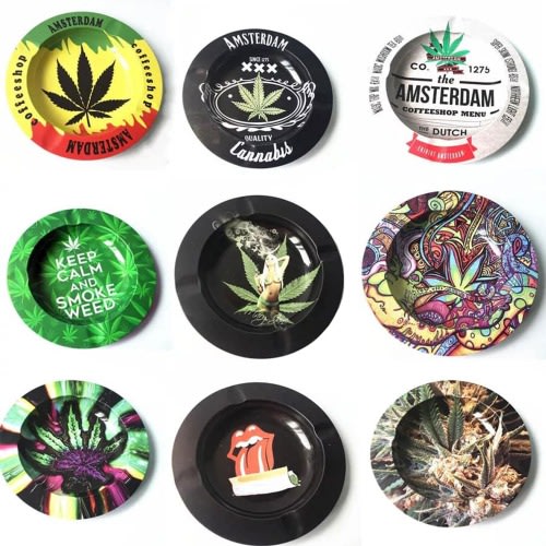 Round Shape Metal Ashtray