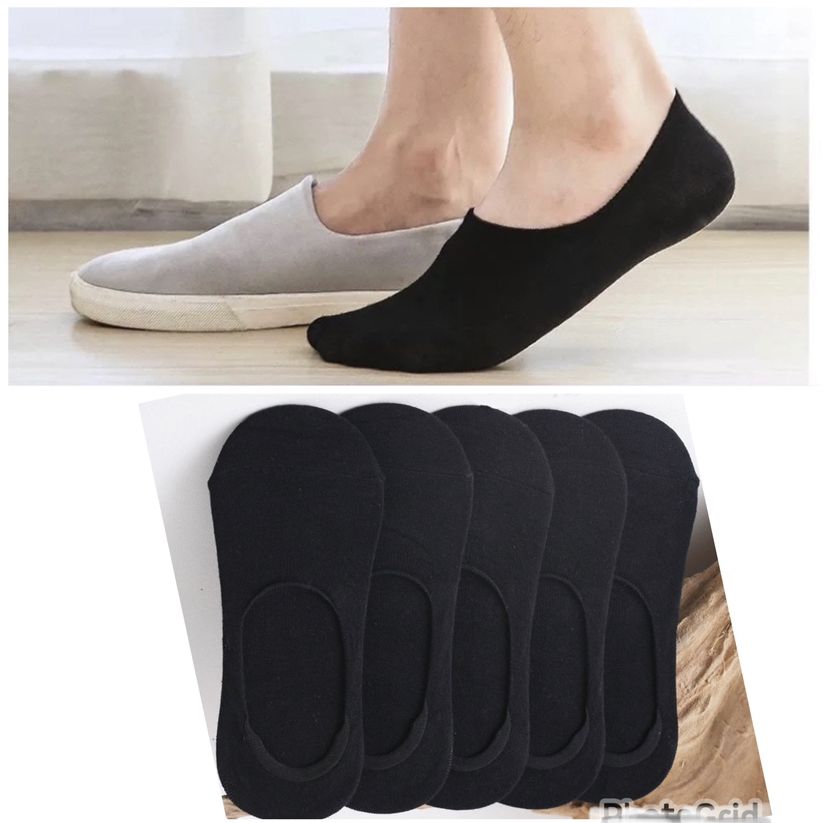 5 Pairs Sneakers Loafers Fashion Invisible Half Socks