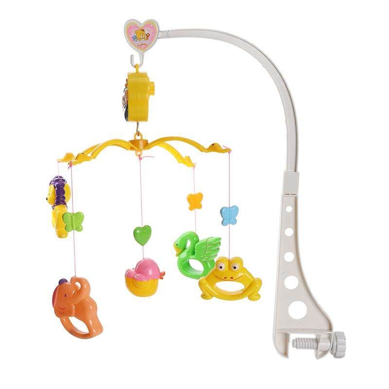 Music Crib Mobile Bed Bell Animals Baby Rattle Rotating Bracket Toys For 0-12 Months Newborn Kids Christening Gift No.2940