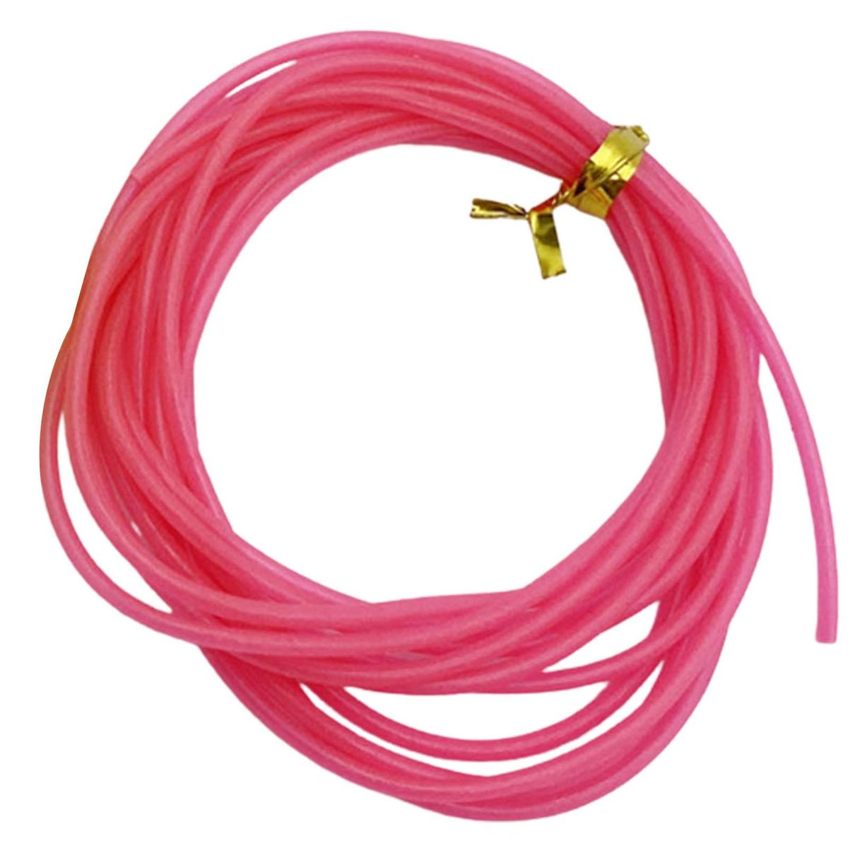 Soft Luminous Rubber Night Fishing Soft Silicone Tube Pink