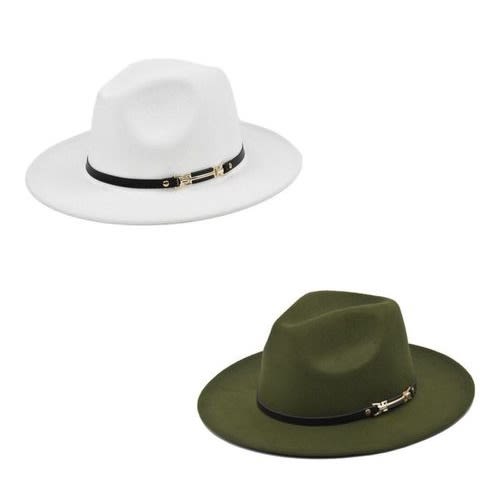 2 In 1 Fedora Wool Fashion Hat For Men And Women
