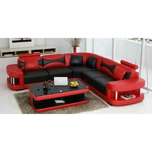 Cret Leather Set With To Match Table