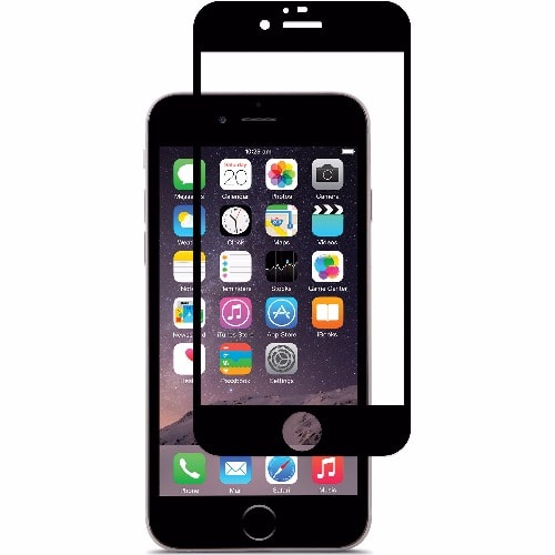 iPhone 6 & 6s Glass Screen Protector - Black
