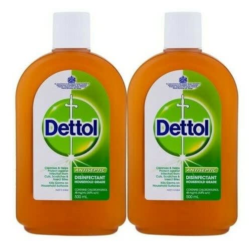 Dettol Antiseptic Liquid Disinfectant - 500ml X 2