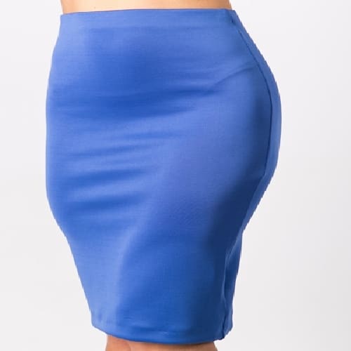 Blue Tube Skirt