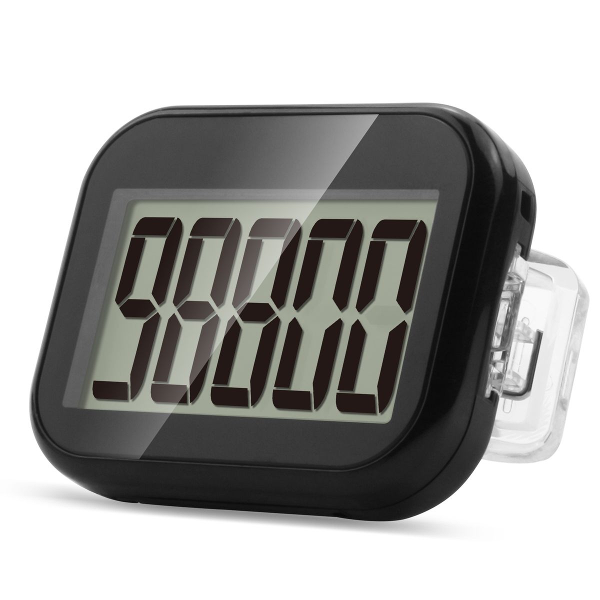 3D Walking Pedometer Step Counter With Removable Clip And