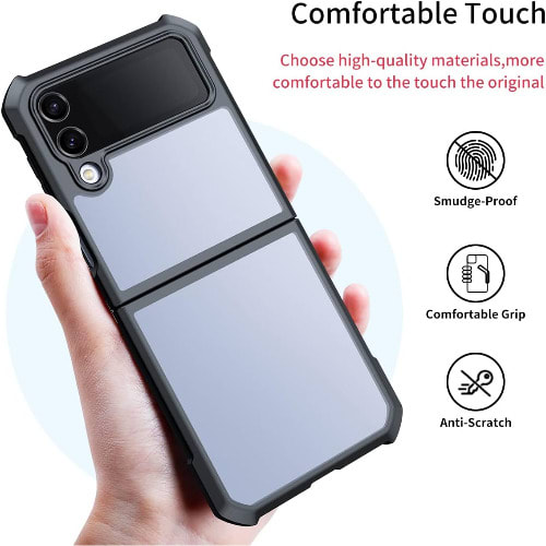 Shockproof Transparents Case For Samsung Galaxy Z Flip 4