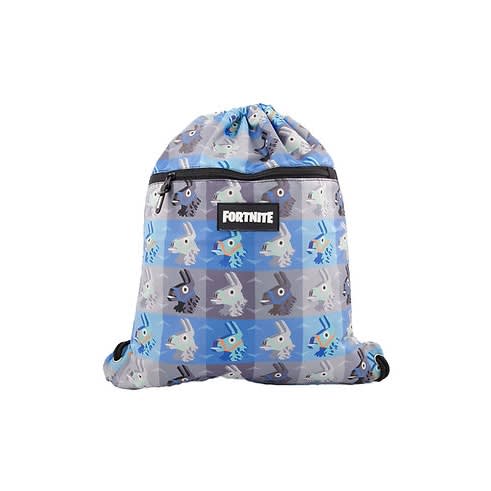 Fortnite All Over Print Drawstring Backpack- 37 L X 47 H X 13 W - Blue