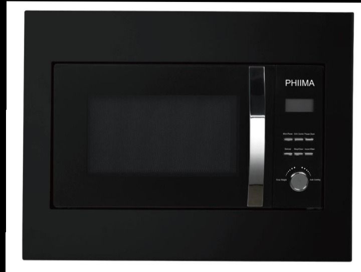 Black Built In Microwave 60cm