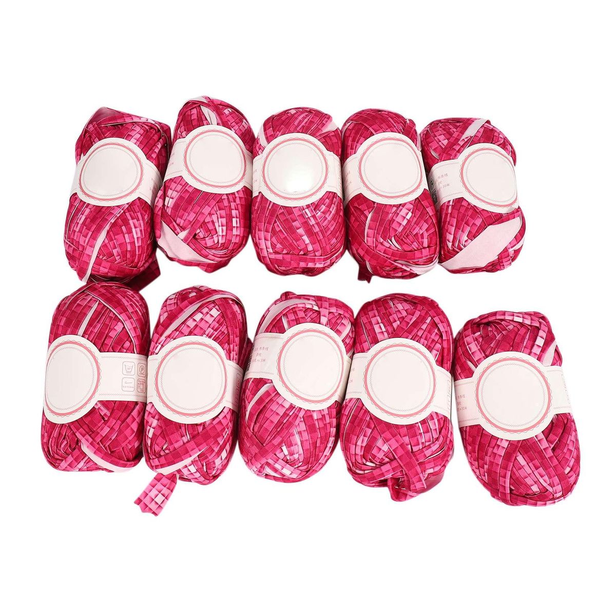 10 Roll/Set New Super Soft Thick Chunky T Shirt Yarn For Knitting Blanket Carpet Handbag Crochet Cloth Yarn Color Number 105