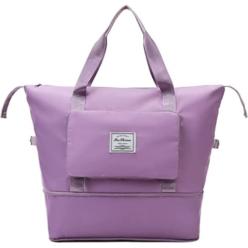 Folding Travel Bag - Foldable Travel Duffel Bag - Large