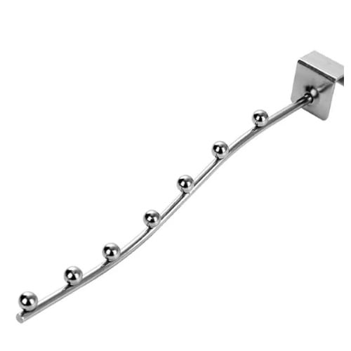 7 Hooks Stainless Steel Clothes Hanger Hook- Silver