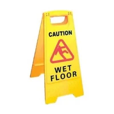 Wet Floor Caution Sign - Yellow