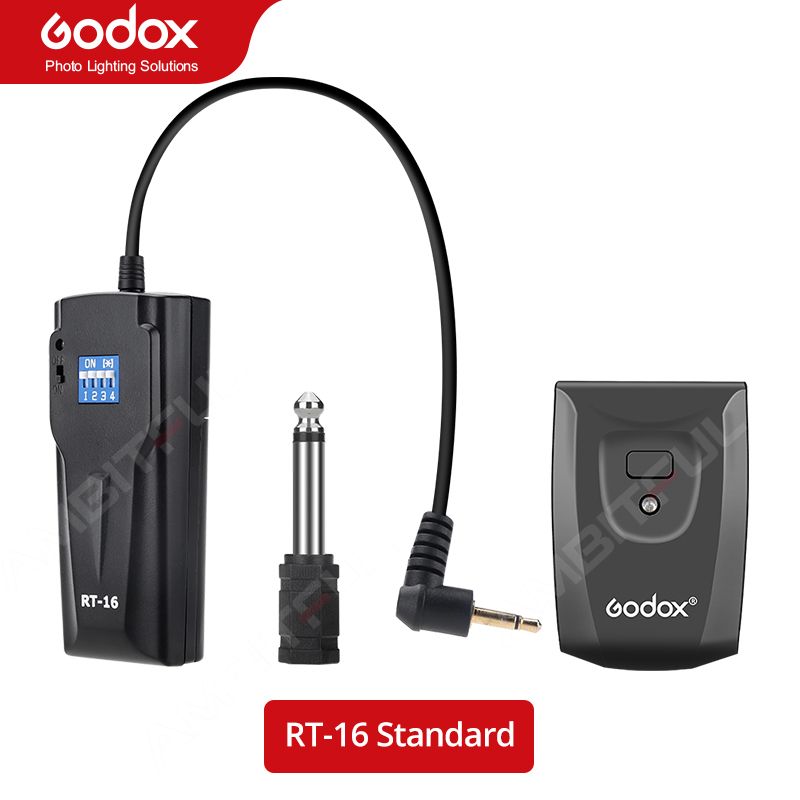 Godox RT-16 16 Channel Wireless Studio Slave Flash Trier Receiver (RT-16)