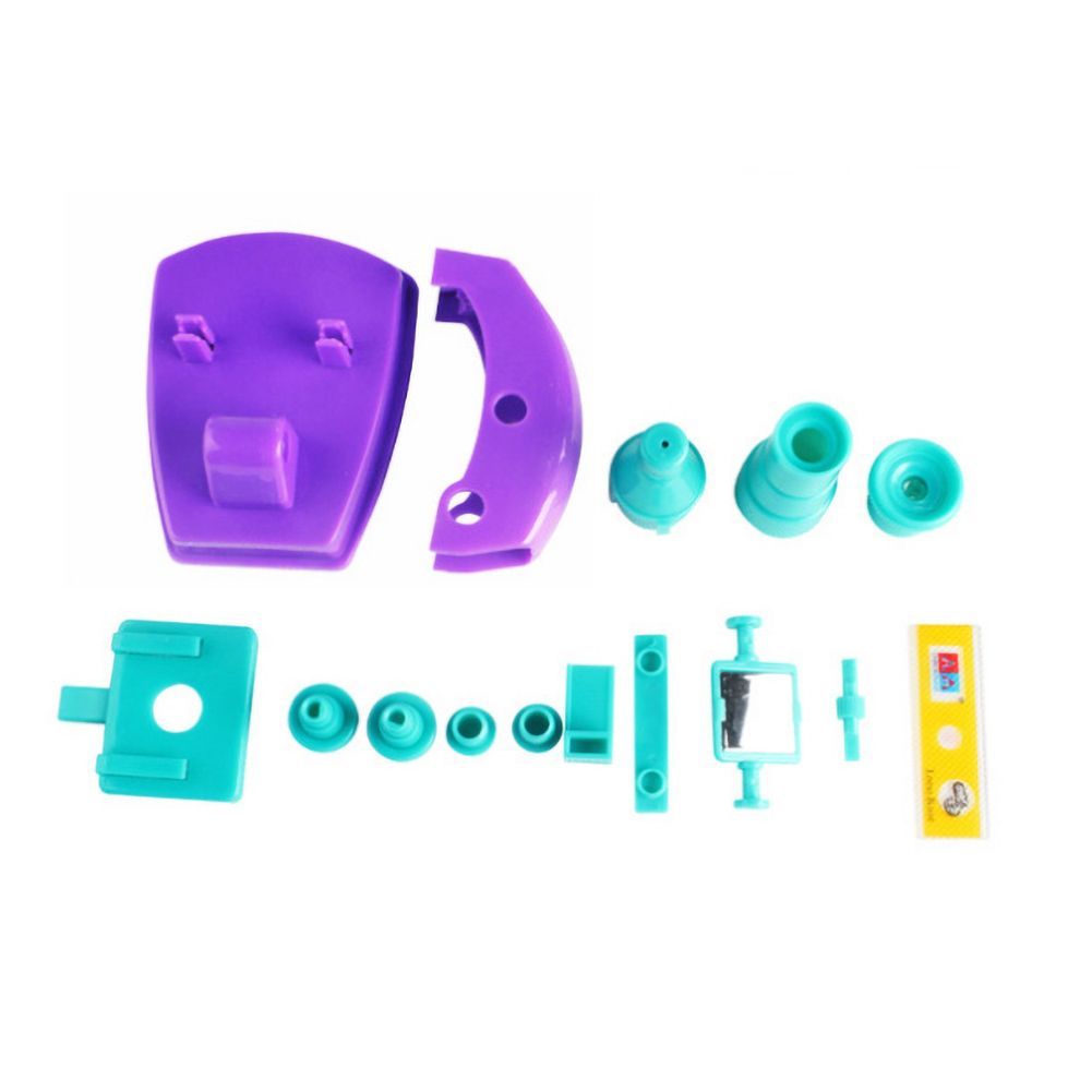 Kids 150X DIY Microscope Science Experiment-Purple Blue