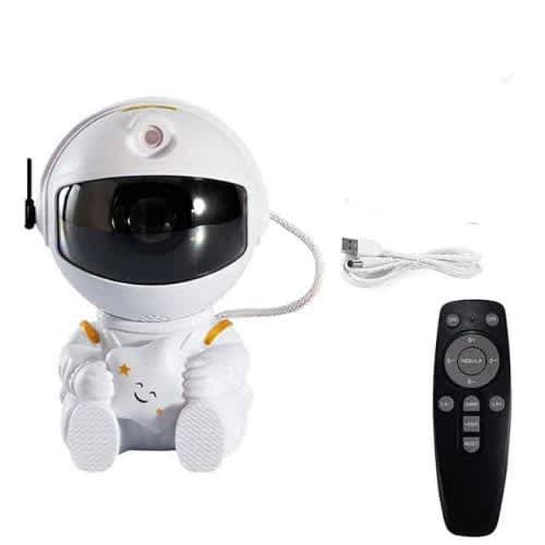Astronaut Nebula Decor Light Projector With Bluetooth  Remote Control