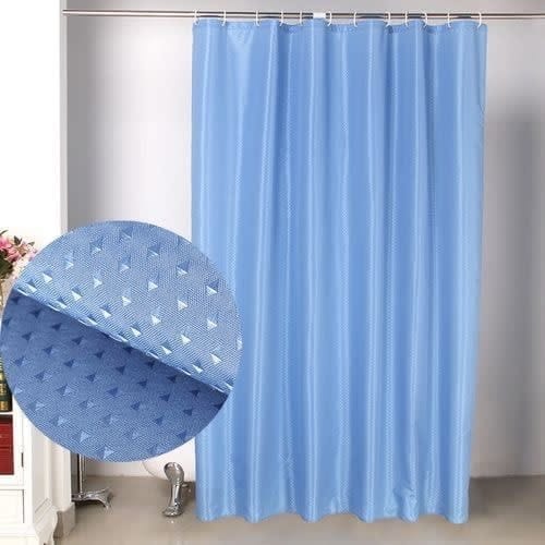 Sky Blue Shower Curtain