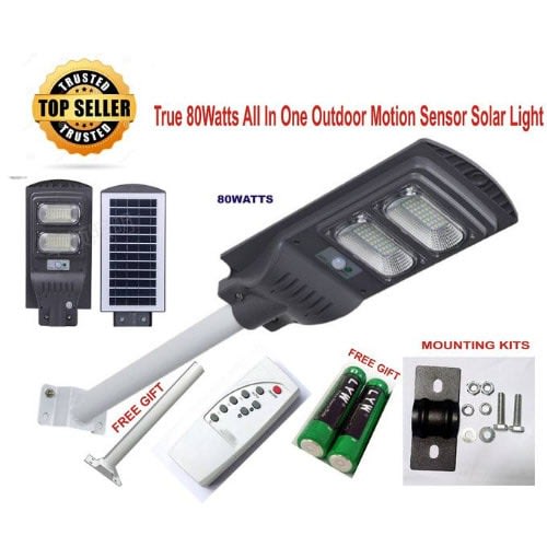 Solar Street Light With Pole - 1000w