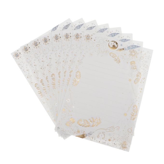 Vintage Writing Stationery Paper Letter With Lines White White