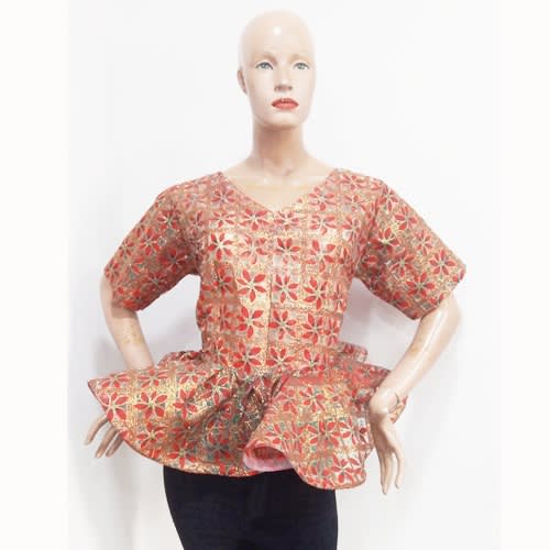 Sisi Organza Top - Red