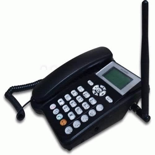 Ets5623 Cordless GSM Single Sim Landline Phone - Black