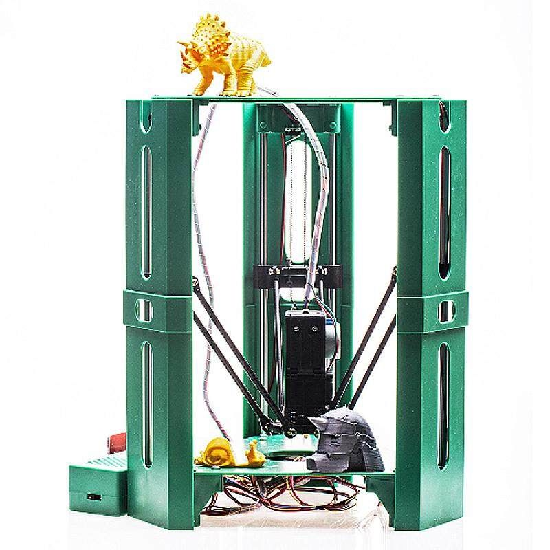 DIY Assembled X1 3D Printer Big Size Aluminium Frame High Precision 3D Printing Green