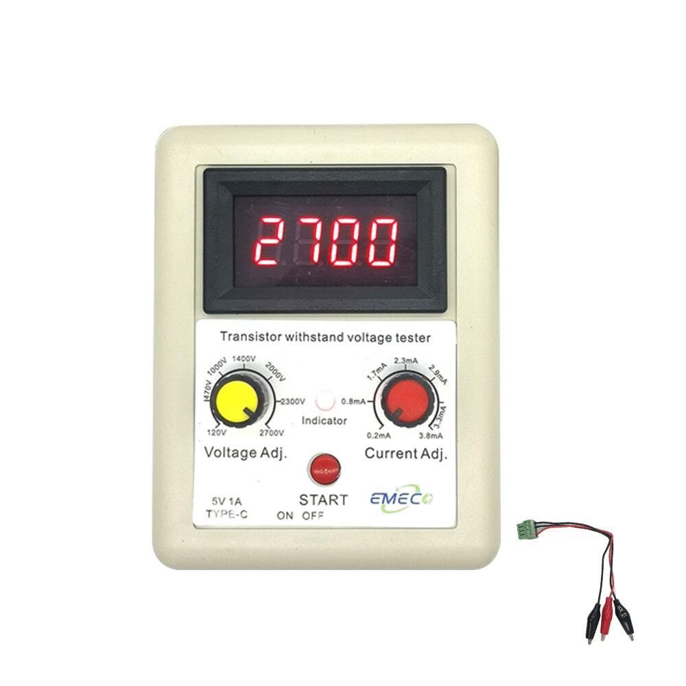 110V-2600V IGBT Transistor Voltage Capability Tester Diode MOS Triode Digital Voltmeter Testing Tool Withstand Voltage Tester