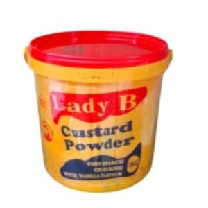 Lady B Vanilla Custard Powder - 1.6kg