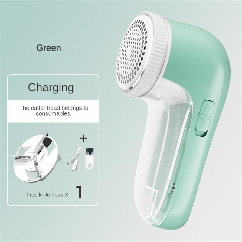 Hair Ball Trimmer Stainless Steel Light Green Home-appliance Charging Hairball Trimmer With Cutter Head Charging Type WJ