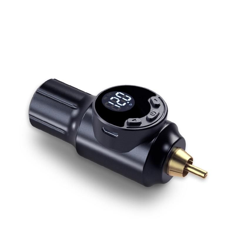 Mini Wireless Tattoo Power Supply RCA Connector for Rotary Pen Machine