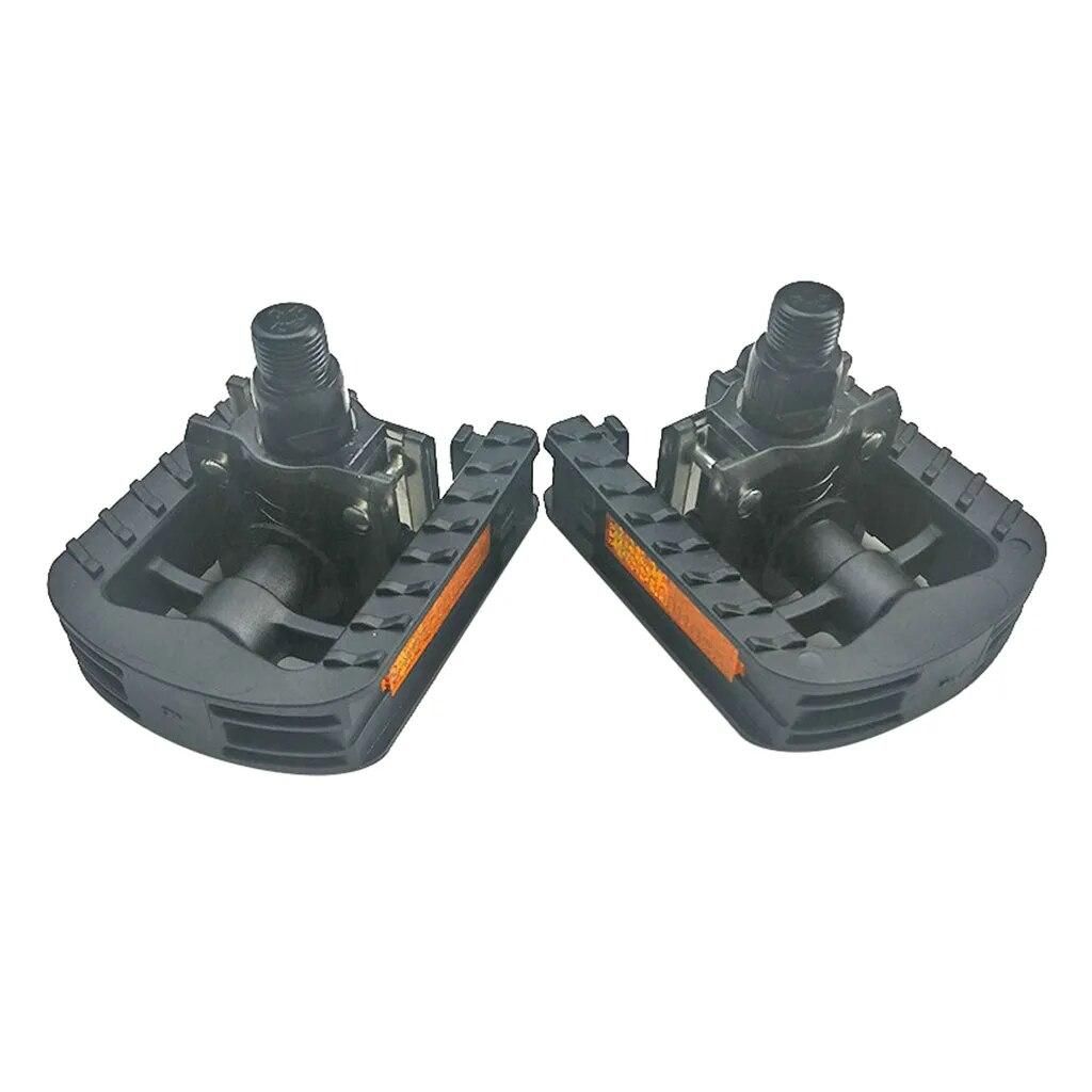 Folding Bike Pedals w/ Reflector MTB Road Commuting Bicycle Folder Pedal 9/16"
