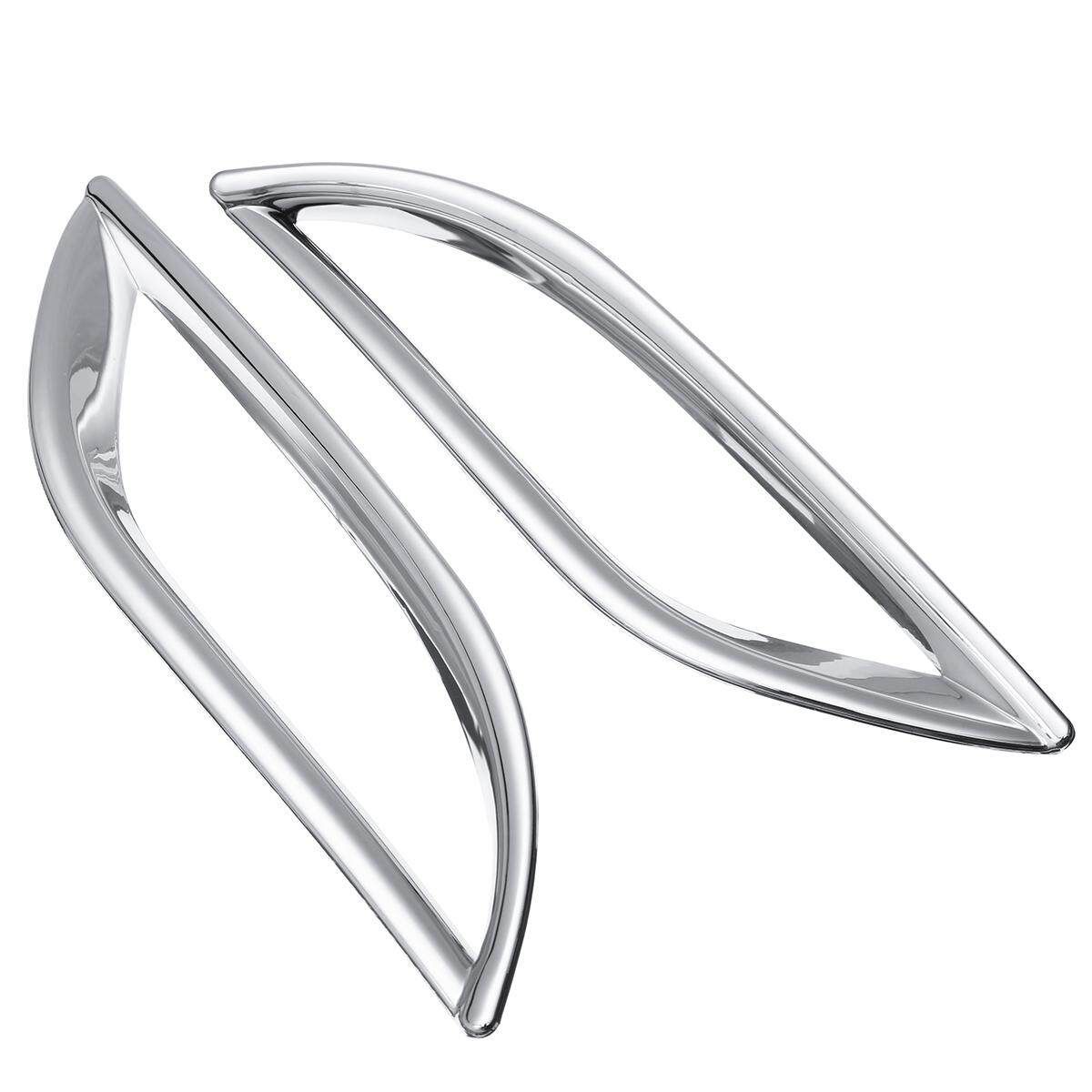 Chrome Rear Bumper Fog Light Cover Trim For Chevy Malibu 2016 2017 2018