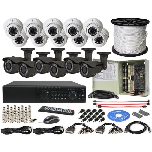 16 Cctv Camera Security System With 2 Tb Hdd