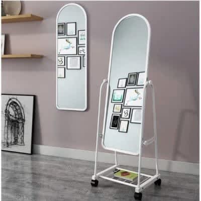 Standing Dressing Mirror - White