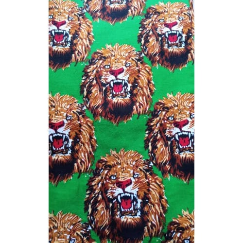 Isi Agu - Igbo Traditional Fabric 2yards - Green