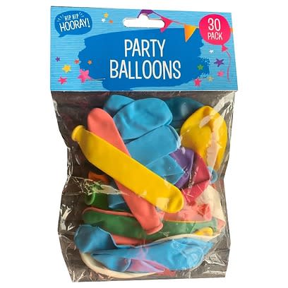 Balloons - Pack Of 30 - Assorted Color