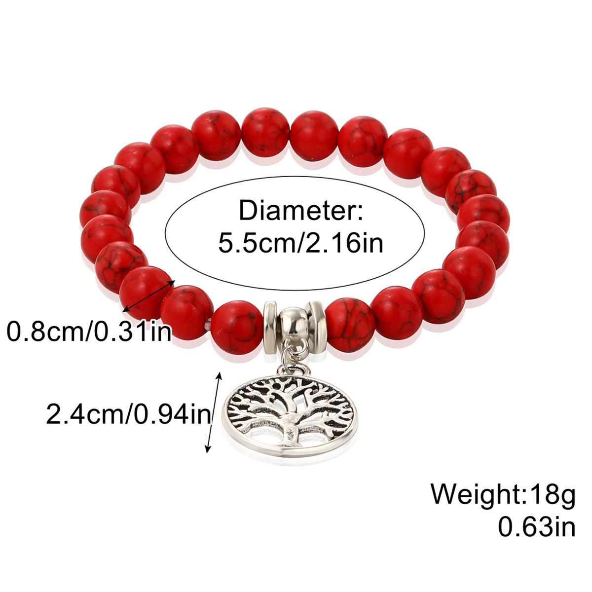 Bracelet Tree of Life Lucky Bracelet Red