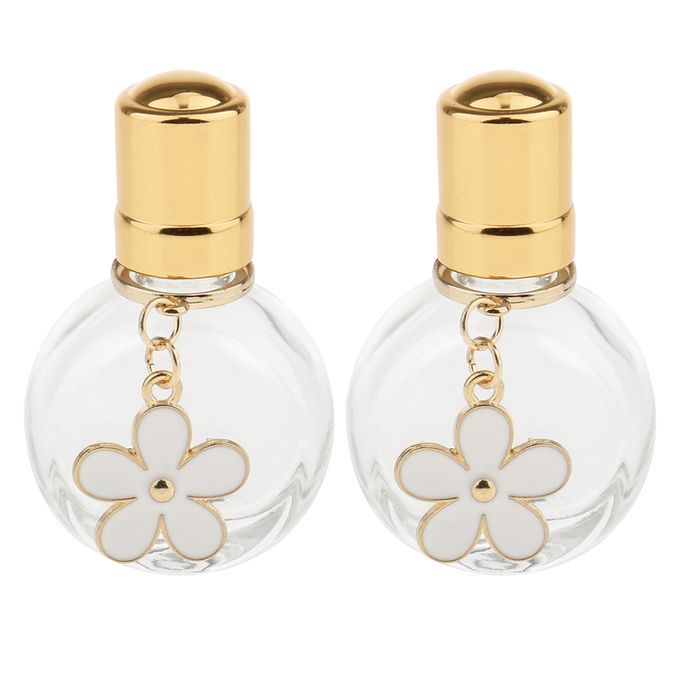 Lots 2 10ml Clear Glass  Essential Oils Roller Ball Bottles