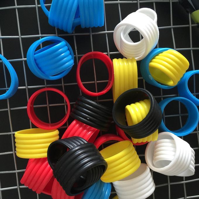 2 Pack Tennis Racket Grip Fix Ring Badminton Racquet Handle Black