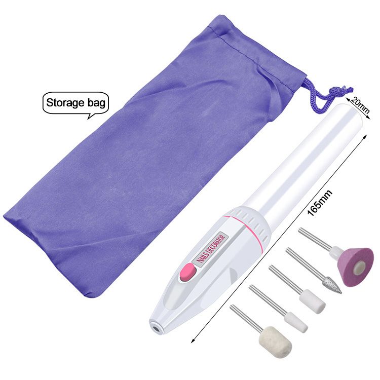 Electric Nail Drill Kit Manicure 5 Drill Grinding Burnishing