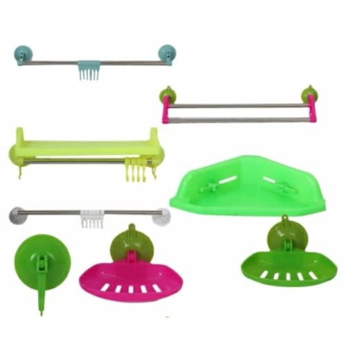 Towel Rack Rail Hanger Set