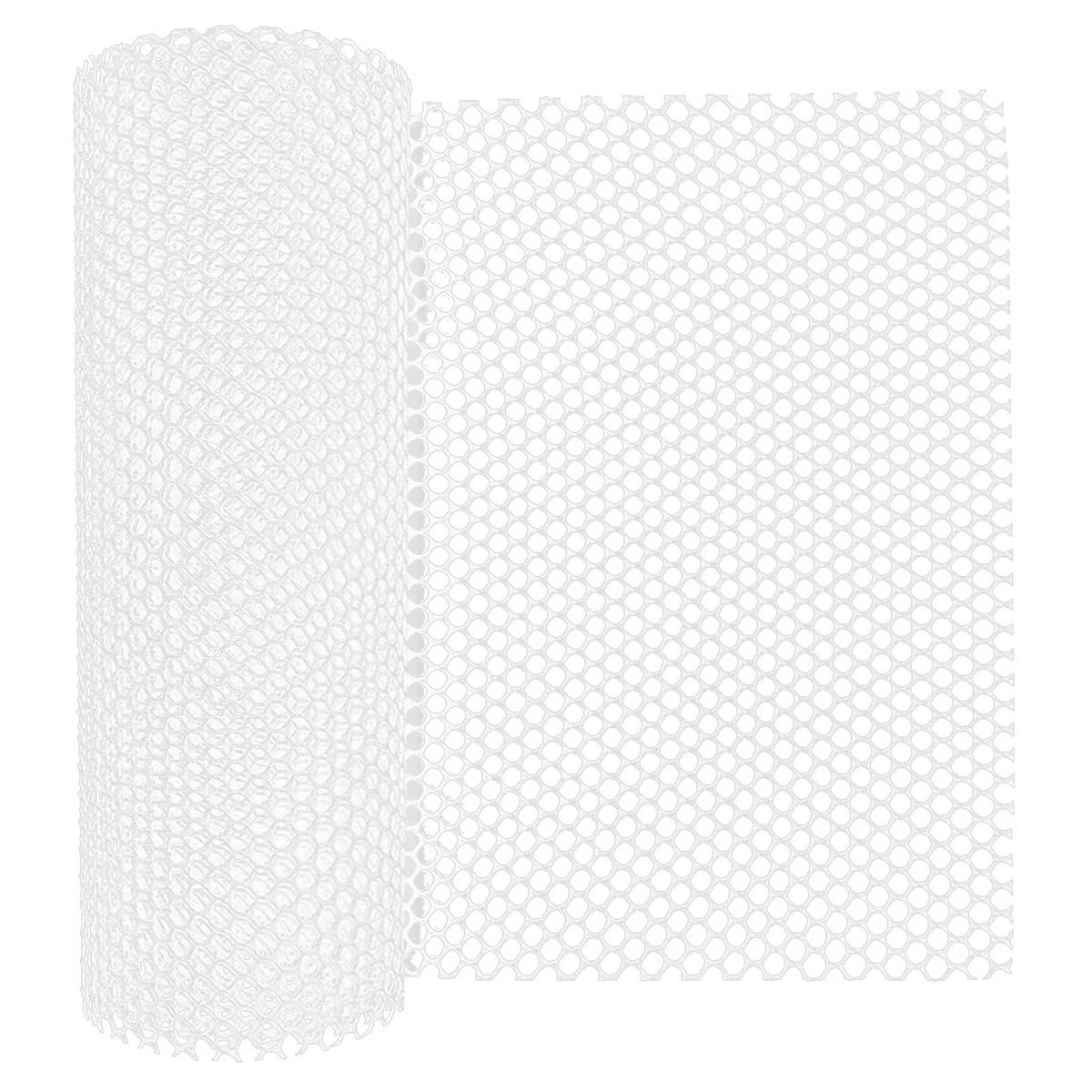Wire Mesh Hexagonal Floral Netting Plastic Garden Fencing Nat White