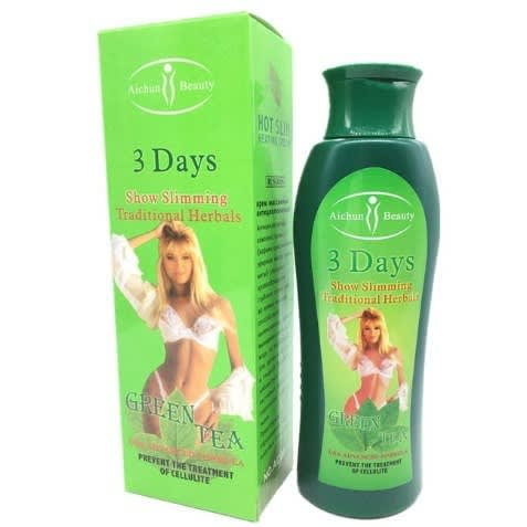 3 Days Fat Burning Slimming & Fitting Cream - Green Tea Extract-200ml